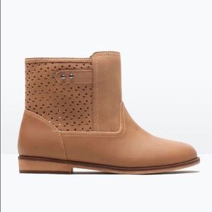 Zara girls cut work ankle boots